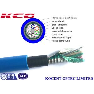 Wholesale 4 ~ 144 Cores Loose Tube Fiber Optic Cable Armored Structure For Mine Shafts from china suppliers