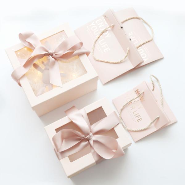 Quality 20*12cm Cardboard Flower Presentation Boxes With Lids UV Varnish for sale