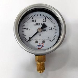 China PG-021 Bayonet shock resistance pressure gauge on sale