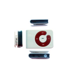 USB Rechargeable Mini Clip Mp3 Player with Support Micro SD Card BT-P030