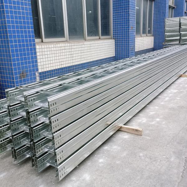 Flexible Customized Galvanized Bridge Tray / Galvanized Steel Cable Tray for Strong Cable Management