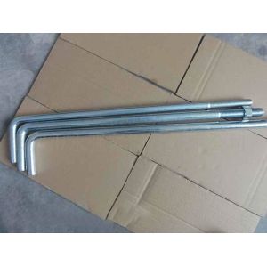DIN 933 / 931 J Hook Concrete Anchors , Heavy Tensile J Type Foundation Bolt