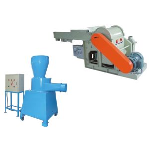 High Productivity Sponge Foam Crushing Machine , Foam Shredding Machine For Foam