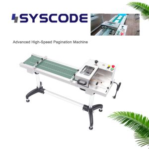 High Speed Automatic Paper Feeder Reverse Wheel Paging Machine For Tag And Bag