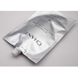Aluminum Foil Plastic Pouches For Liquids Having 12mm Spout Caps In Food Grade