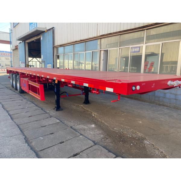 CIMC New 3-Axle Flatbed Skeleton Semi-Trailer Steel Container Truck With Wabco Brake System