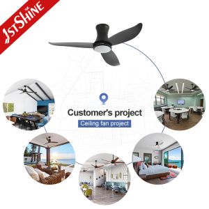 Remote Controlled 42 Inch LED Ceiling Fan with ABS Blades and 3 Color Light