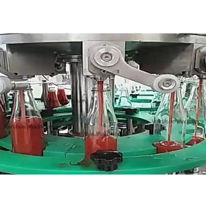 SUS316 5000BPH Ketchup Filling Machine ketchup bottle filling machine stainless