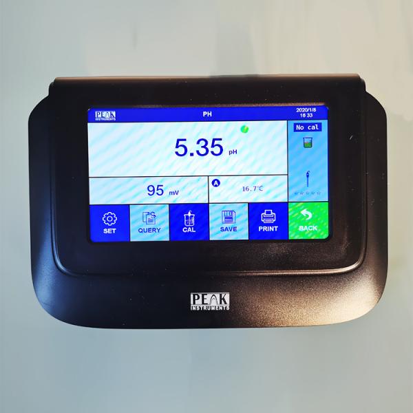 Lab High Precision Benchtop Capacitive Touch Screen pH Meter with 2 Point Calibration