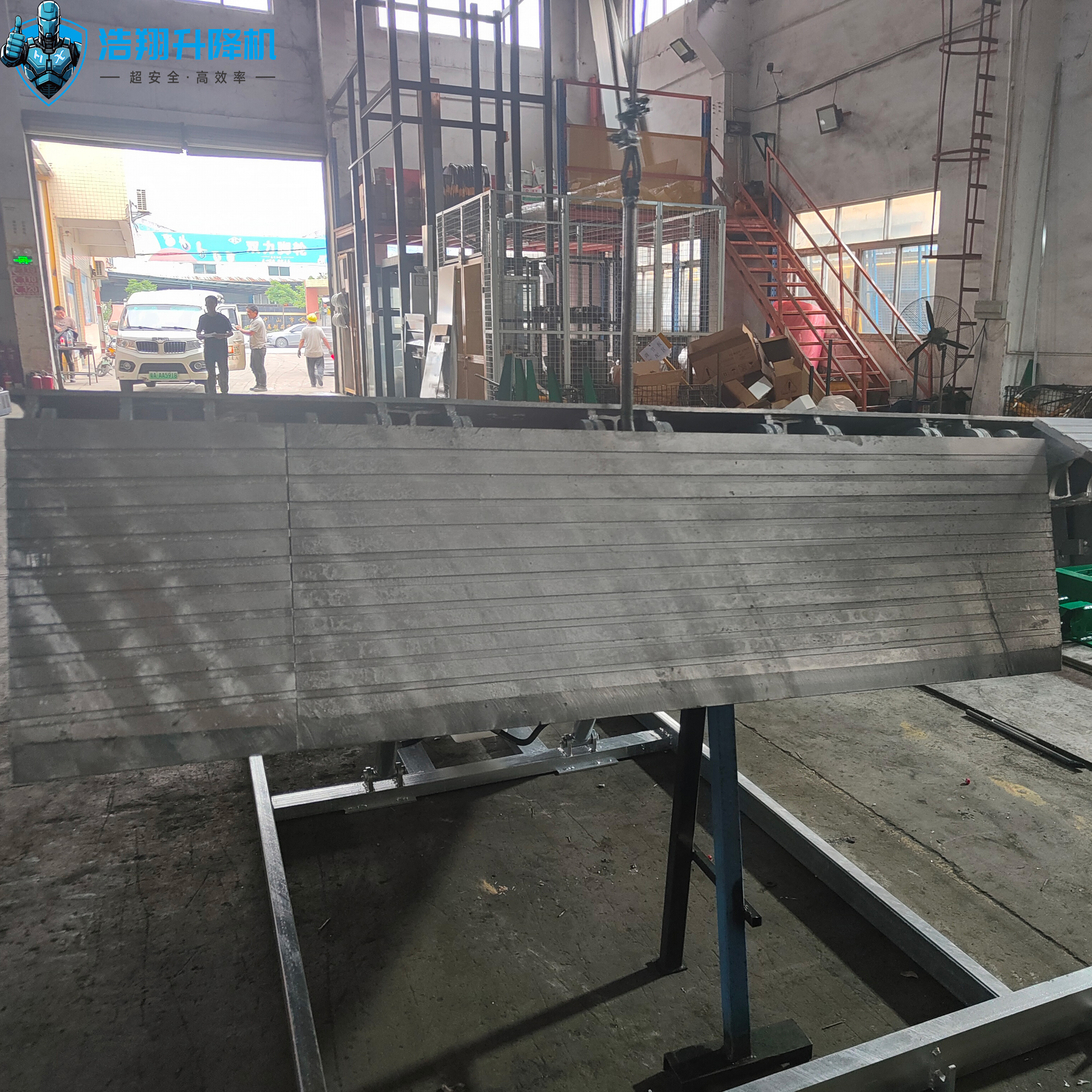 Wholesale HX-GTY 6×8 Heavy Duty Mechanical Automatic Adjustable Hydraulic Dock Leveler for Warehouse from china suppliers