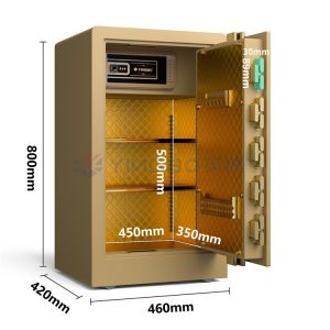 2.8Cu Ft Home Safe Box Smart Fingerprint Lock YB/RS-80