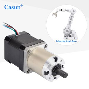 Gear Reducer 0.15 A Nema 17 Stepper Motor 1.8 Deg 2 Phase 1.2 N.M Holding Torque