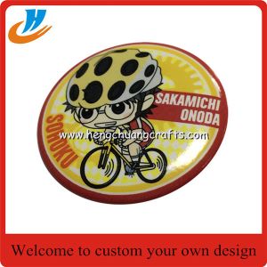 Customize promotional metal souvenir crafts pin tin button badge