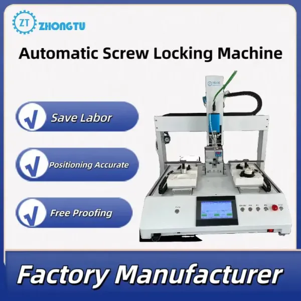Factory Direct Desktop 4-Axis Automatic Screw Locking Machine with Adjustable Torque