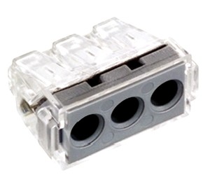 Quality Lighting Connector for solid cable 3 poles easy access to installment and high security for sale