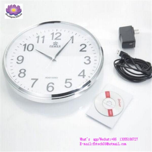 2018 New launch 1080P wall clock with video hidden camera Wireless Wifi Smartphone Android & iOS Compatible Spy camera