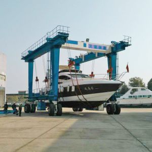 Shipyard Boat Lift Gantry Crane 30m 50Hz Customized Lifting Speed
