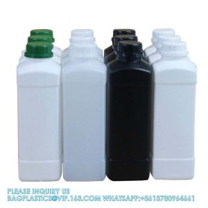 500ml 100ml Custom Logo Printing Square Plastic Bottle For Milk Liquid Packaging