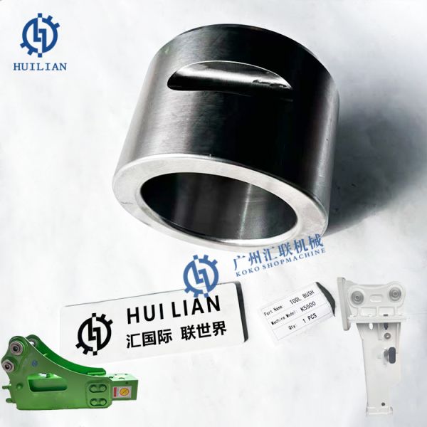 COMET KINETIX K5500 Lower Bush Breaker Hammer Chisel Holder Outer Bush Front Cover Hydraulic Breaker Parts for Excavator Rock