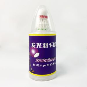 Nylon Luminous Badminton LED Shuttlecock Ball PU Cork