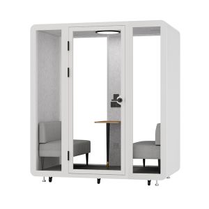 K212 Bench Sofa Portable Soundproof Proof Phone Booth Modular Home Office