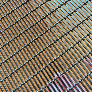 Black Color Aluminum Mesh Panel For Partition Wall