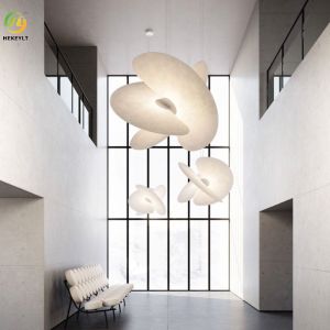 China Silk Personality Creative Art Chandelier Lamp For LOFT Villa Apartment Duplex Staircase Pick Empty on sale