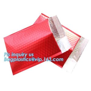 Waterproof Padded Biodegradable Mailing Bags metalized Mailers Bubble Padded