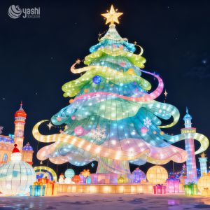 Large-Scale Artificial Christmas Tree Decorative Lanterns for Sale - Customizabl