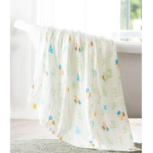 China Five Layers 240GSM Thin Gauze Fabric Swaddle Blanket Fabric Breathable on sale