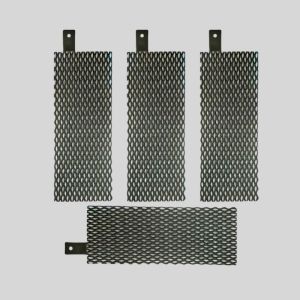 Platinum Coated Titanium Mesh Electrode 0.1-15mm Coating Thickness