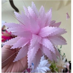 15x15 Cm Flower Feather Mounts Stripped Goose Feather With Wire Accessory