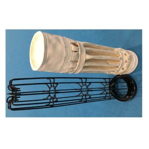 Star Shaped Pocket Pleated Filter Bag Big Air Volume Non - Woven Vertical