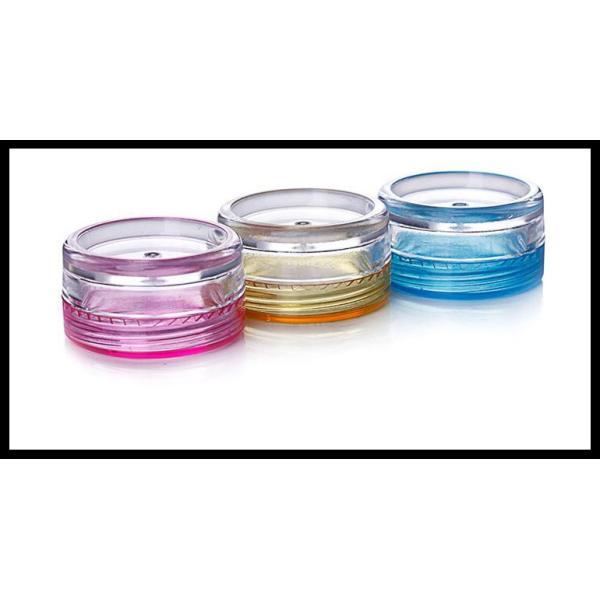 3g 5g Volume Clear Plastic Jars Cosmetic Containers Eye Shadow Powder Cans