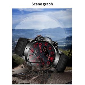1.43 Inch HD Hiking Smart Watch GPS Tracker IP68 Waterproof Oem