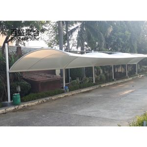 Modern Pliable Waterproof Windproof PVDF PTFE Membrane Structure Carports Tent