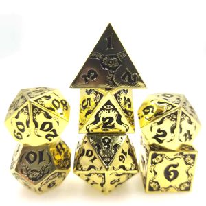 Devil's Eye role-playing metal multifaceted dice set TRPG COC DND