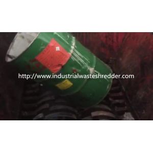 Scrap Large Drum Shredder Machine Double Shaft With Variable Dimension