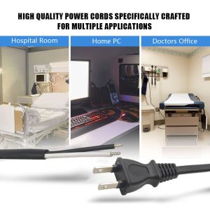 Japan Power Supply Cord PSE Power Extension Cable 125V Plug Cable 2 Pin Power