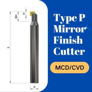 China Precision Type P Mirror Finish MCD CVD Diamond Cutter Highly Controllable on sale