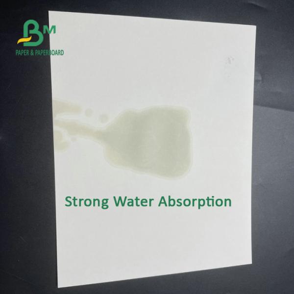 High Water Absorption 0.9mm 1.4mm White Coaster Paper For Beermat