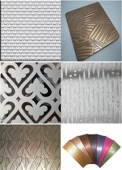 304 Mirror Stainless Steel Sheet Titanium Gold Material Panels 1000-2000mm Width