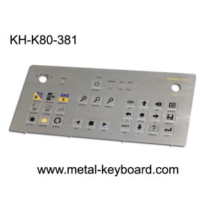 Vandal Proof Rugged Industrial Metal Keyboard Usb Matrix Pins Connection