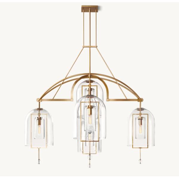 Quality Hardwired Custom Made Chandelier Fulcrum Round Chandelier 61'' for sale