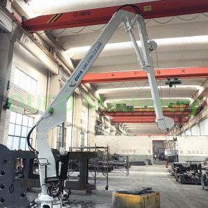 Electro Hydraulic Knuckle Boom Marine Davit Crane 2T8M Running Smoothly