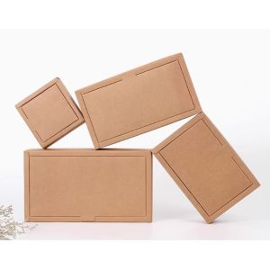 Custom Kraft Paper Tea Packaging Box Rectangular Gift Box For Loose Leaf Herbal