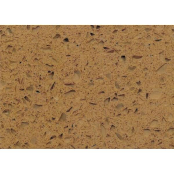 Sparkle Quartz Countertop Slabs , Quartz Kitchen Surfaces 7 Mohs Hardness