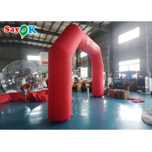Square PVC Tarp Diamond Inflatable Entrance Arch For Wedding Event Decorations