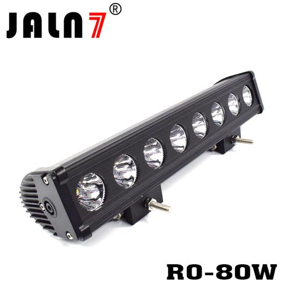 LED Light Bar JALN7 80W CREE Spot Flood Combo LED Driving Lamp Super Bright Off Road Lights LED Work Light Boat Jeep