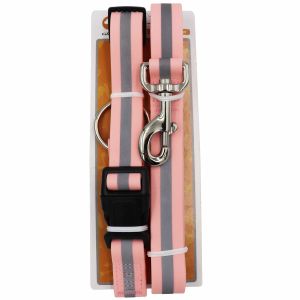 Durable Waterproof Dog Collar And Leash , Reflective Pet Training Leash